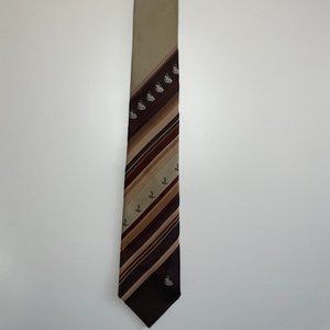 Vintage Don Loper Beverly Hills Ship and Anchor Men's Neck Tie